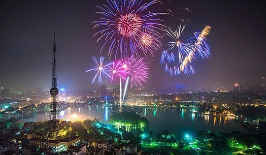Hà Nội bắn pháo hoa đêm giao thừa Tết Nhâm Dần duy nhất 1 điểm tại Công viên Thống Nhất