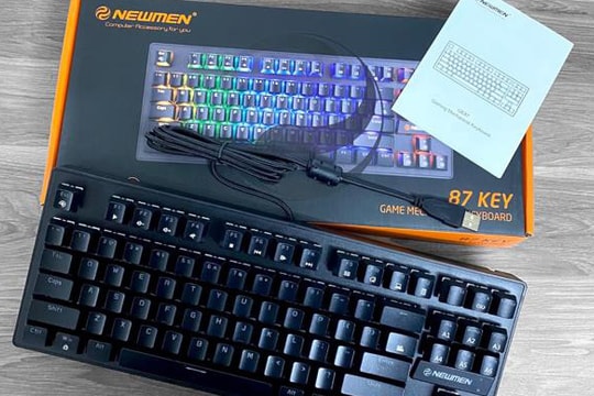 Newmen GE87: Bàn phím cơ siêu bền, siêu rẻ, nhiều tính năng trải nghiệm thú vị