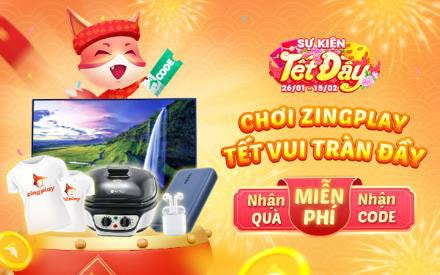 ZingPlay “chơi lớn” Tết Nhâm Dần: Game thủ cứ tham gia là có quà tặng