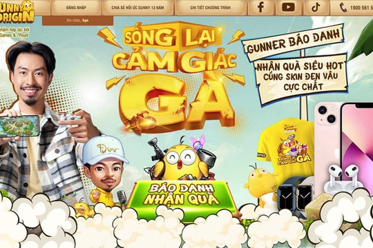 Báo danh “Sống lại cảm giác Gà” nhận Skin Đen Vâu cực chất và quà hi-tech siêu hot