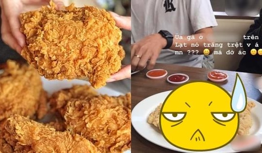 Hết hồn món gà rán trắng ởn của thương hiệu nổi tiếng đình đám