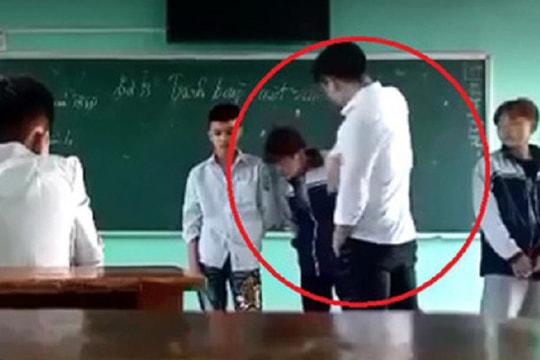 Thầy giáo đánh, tát nam sinh lớp 7 và hàng loạt vụ bạo hành học sinh gây phẫn nộ