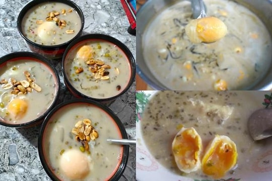 Chè đậu xanh ăn kèm với trứng vịt: Món chỉ có ở miền Tây