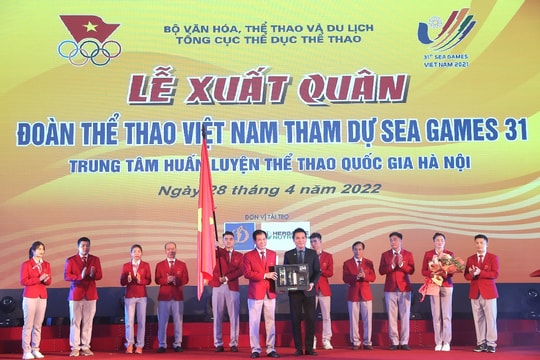 Herbalife Nutrition đồng hành cùng Đoàn thể thao Việt Nam tại Lễ xuất quân SEA Games 31