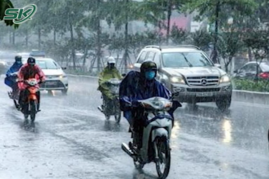 Gió mùa Đông Bắc sắp tràn về miền Bắc, Hà Nội mưa rào và dông từ đêm 14/5