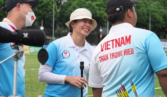 Nữ cung thủ xinh đẹp 'hậu COVID' vẫn thi đấu hết mình cho SEA Games