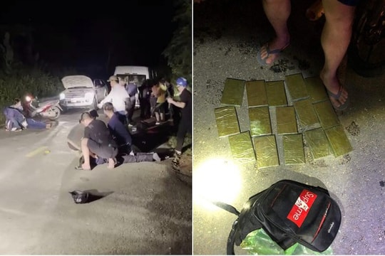 Bị phát hiện đang vận chuyển ma túy, 2 đối tượng rút súng chống trả quyết liệt