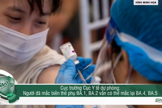 Biến thể phụ BA.5: Trẻ em có tỉ lệ mắc tương đương người lớn, lên tới 20 - 25%