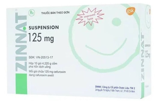 Thuốc kháng sinh Zinnat Suspension bị thu hồi Giấy đăng ký lưu hành 