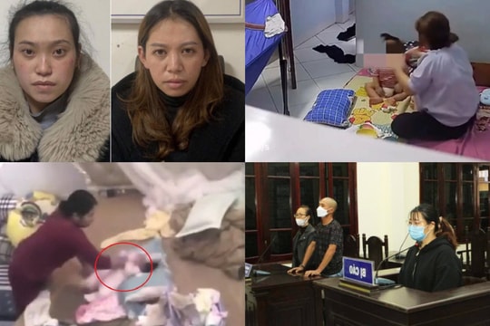 Những bảo mẫu vướng vòng lao lý vì bạo hành trẻ gây phẫn nộ