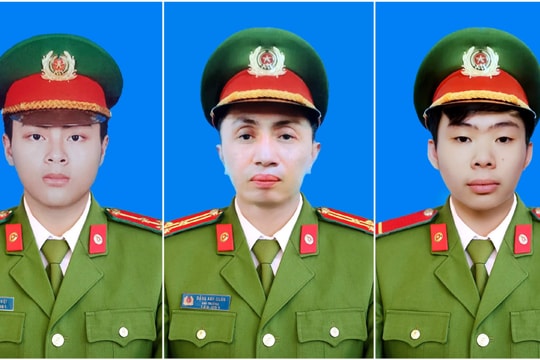 Hôm nay, tổ chức trọng thể lễ tang 3 chiến sĩ hy sinh khi tham gia chữa cháy