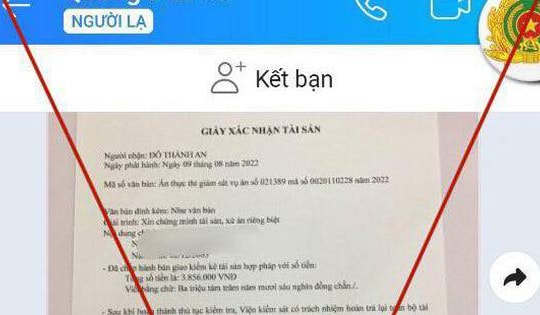 Giả danh công an lừa đảo chiếm đoạt tài sản