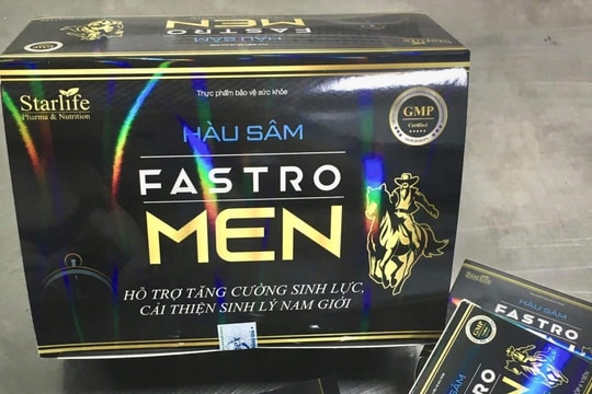 Thu hồi TPBVSK HÀU SÂM FASTRO MEN do có chứa chất cấm 
