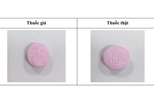 Bộ Y tế cảnh báo về 4 lô thuốc giảm đau, hạ sốt giả