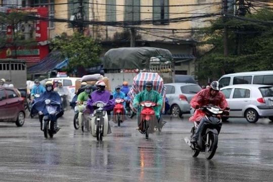 Thời tiết 10 ngày tới: Bắc Bộ có mưa rào và dông rải rác 