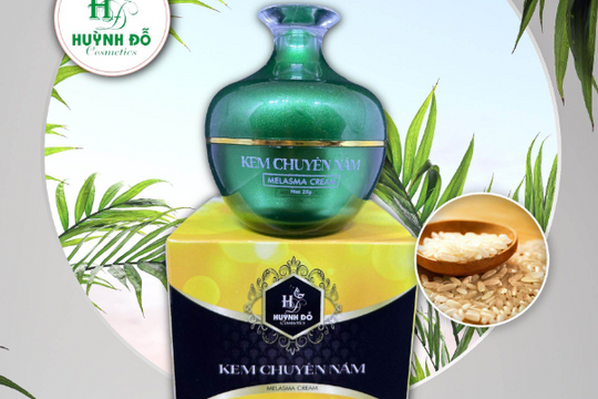 Kem trị nám do Huỳnh Đỗ Cosmetics phân phối bị thu hồi trên toàn quốc