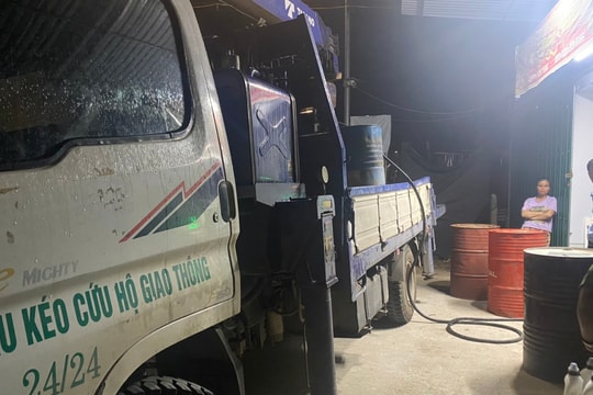 Hà Nội: Tạm giữ hơn 1.000 lít xăng dầu chưa rõ nguồn gốc