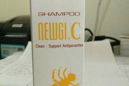 Thu hồi trên toàn quốc lô sản phẩm Dầu gội đầu Newgi.C 100ml do không đạt chất lượng