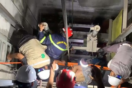 Đà Nẵng: Nam công nhân bị rơi xuống hầm sâu 7m