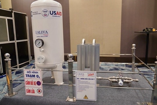 Mỹ tài trợ thêm 10 hệ thống ôxy lỏng cho các bệnh viện Việt Nam