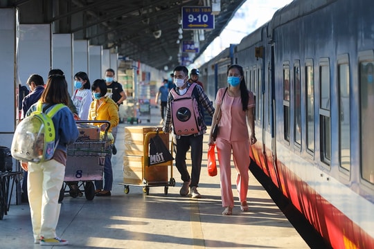 Đường sắt sẽ tổ chức chạy 22 đôi tàu tuyến Bắc - Nam dịp Tết Quý Mão 2023