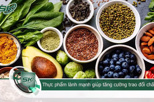 Thực phẩm lành mạnh giúp tăng cường trao đổi chất