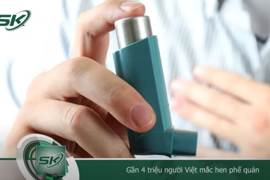 Gần 4 triệu người Việt Nam mắc hen phế quản