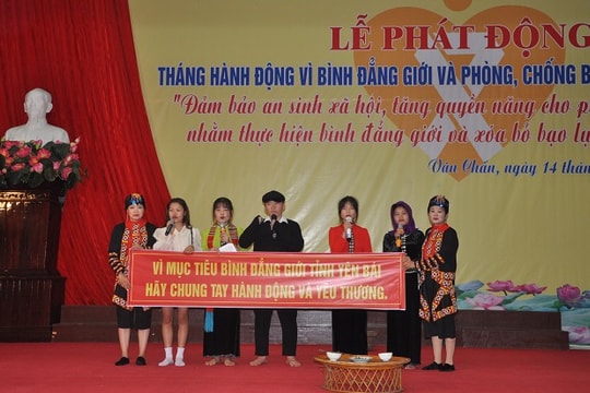 Yên Bái: Phát động Tháng hành động vì bình đẳng giới và phòng, chống bạo lực trên cơ sở giới