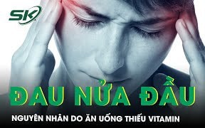 Ăn uống thiếu vitamin có thể là nguyên nhân chứng đau nửa đầu
