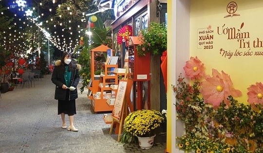 Ngắm khung cảnh lung linh của Phố sách Xuân Quý Mão 2023