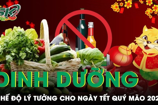 Chế độ dinh dưỡng lý tưởng cho những ngày Tết Nguyên đán Quý Mão 2023