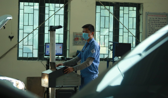 Mở cửa trở lại 3 trung tâm đăng kiểm ở Hà Nội và Hòa Bình