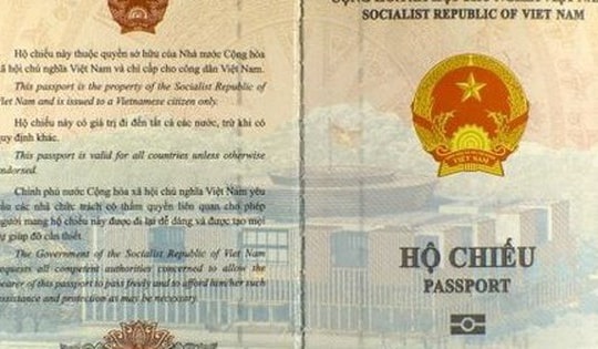 Cấp hộ chiếu phổ thông gắn chíp điện tử từ ngày 1/3/2023
