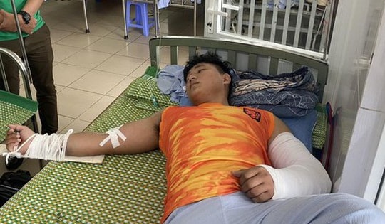 Thông tin mới nhất về sức khoẻ shipper bị đánh gãy hai tay ở Quảng Ngãi