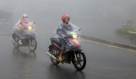 Thời tiết hôm nay (17/3): Bắc Bộ có nơi mưa to, đề phòng dông, lốc, mưa đá