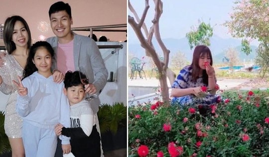 Vợ Mạnh Trường trồng hoa quanh biệt thự rộng lớn, nhìn một góc đã thấy sang