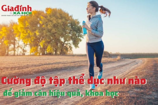Cường độ tập thể dục như nào để giảm cân hiệu quả, khoa học