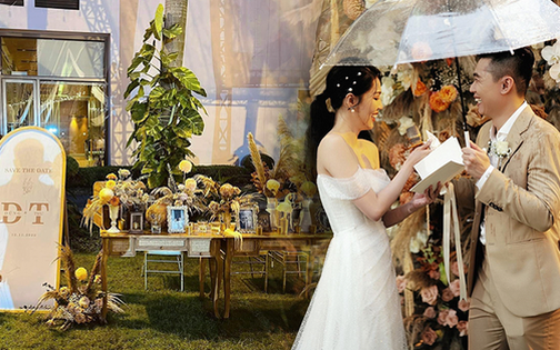 Đám cưới lung linh dưới mưa nhờ phong cách trang trí độc lạ khiến cô dâu chú rể nổi bật