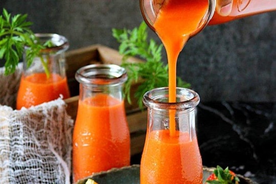 Công thức sinh tố giúp mịn da, chăm sóc tóc bóng mượt