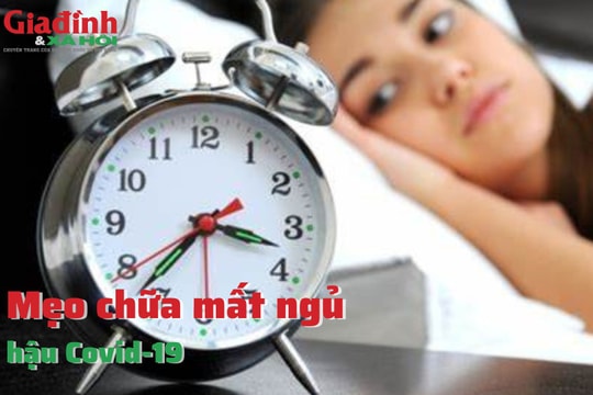 Mẹo chữa mất ngủ hậu COVID-19