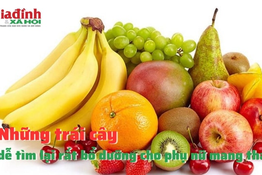 Những trái cây dễ tìm lại rất bổ dưỡng cho phụ nữ mang thai