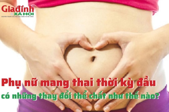 Phụ nữ mang thai thời kỳ đầu có những thay đổi thể chất như thế nào?