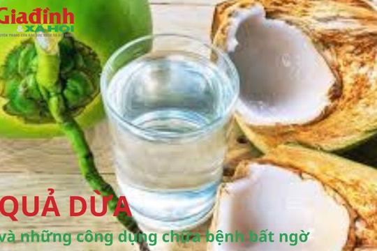 Những công dụng chữa bệnh bất ngờ từ quả dừa