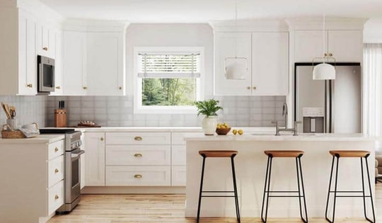 Tủ bếp cánh phẳng - lựa chọn linh hoạt với mọi phong cách nhà bếp