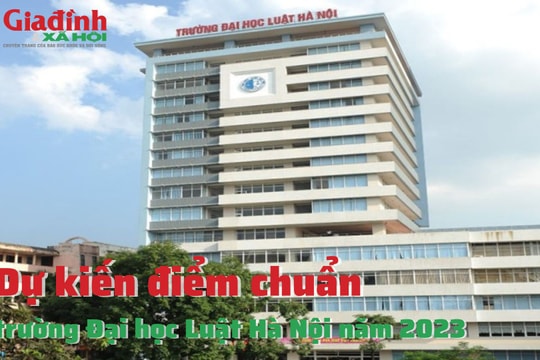 Dự kiến điểm chuẩn trường Đại học Luật Hà Nội năm 2023