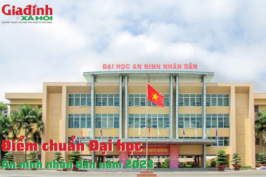 Điểm chuẩn Đại học An ninh nhân dân năm 2023