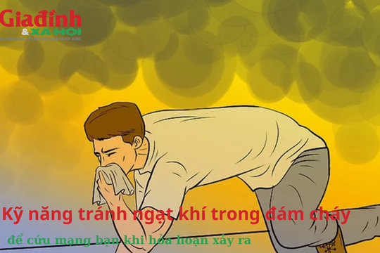 Lưu ngay những kỹ năng tránh ngạt khí trong đám cháy để cứu mạng bạn khi hỏa hoạn xảy ra