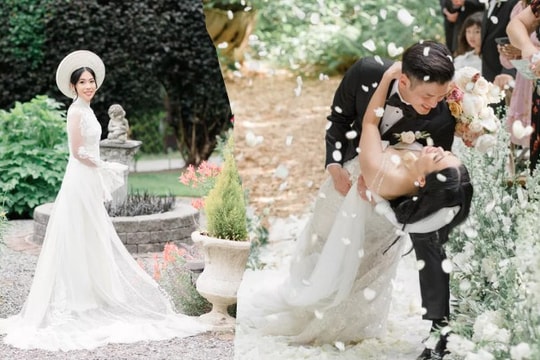 Cặp đôi Việt lên tạp chí Mỹ: Đám cưới với 3000 bông hồng và chiếc váy cưới trong mơ