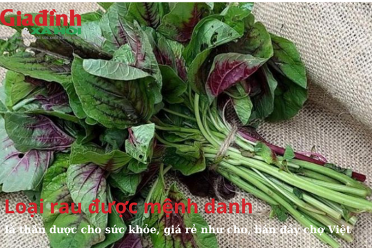 Loại rau là thần dược cho sức khỏe, giá rẻ như cho, bán đầy chợ Việt nhưng không phải ai cũng biết