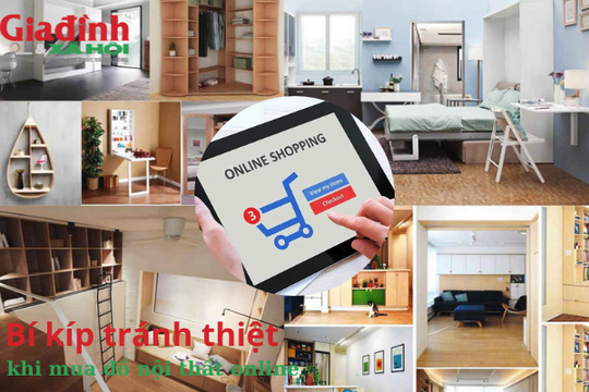 Bí kíp tránh thiệt khi mua đồ nội thất online